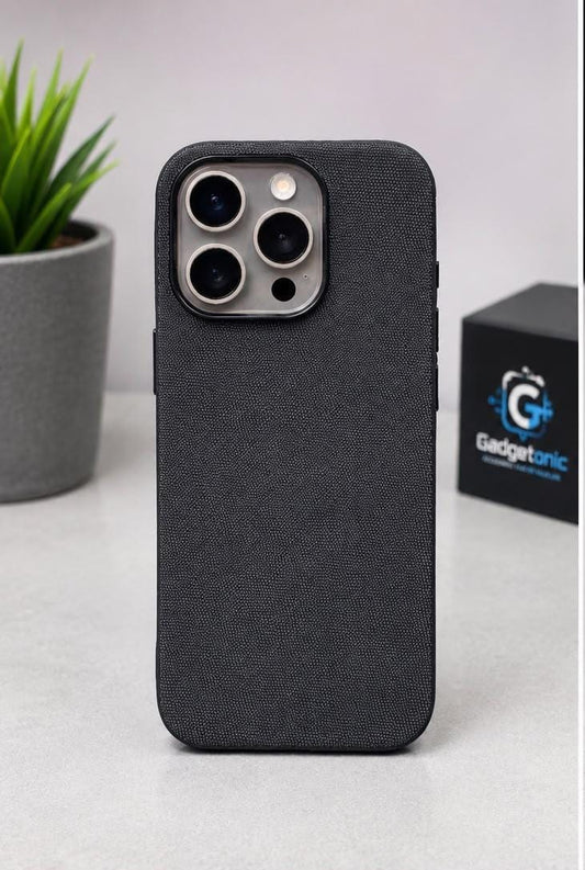 Premium Black Textured Cover