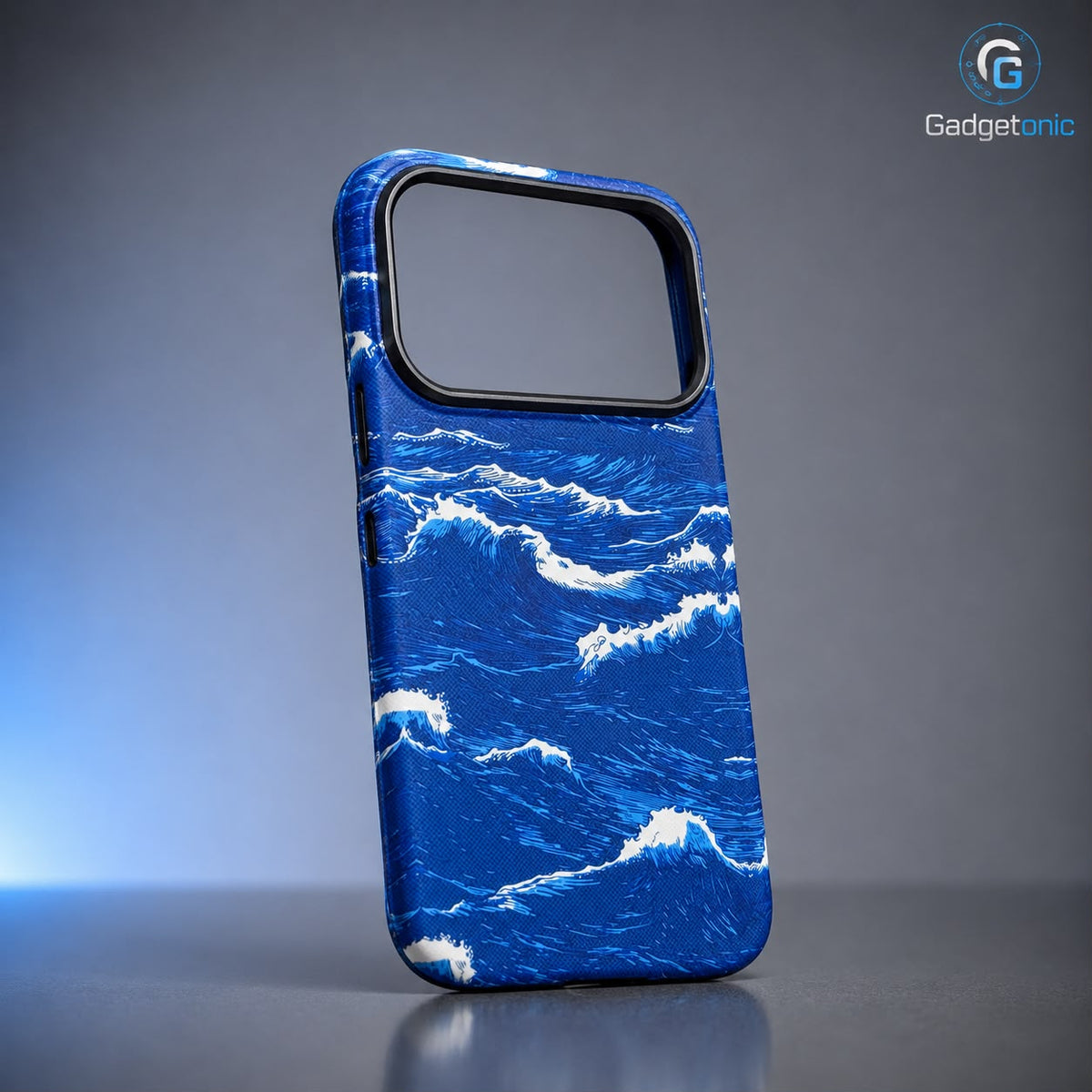 Wave Pattern Blue Case Iphone 17PM