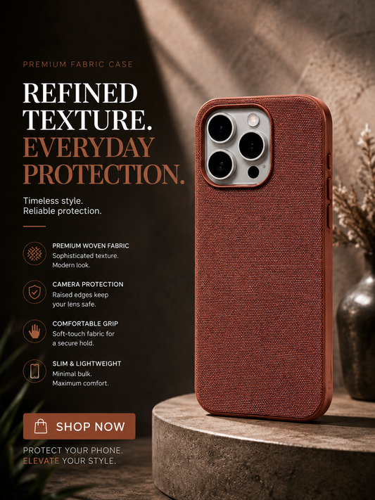 Premium Brown Textured Cover
