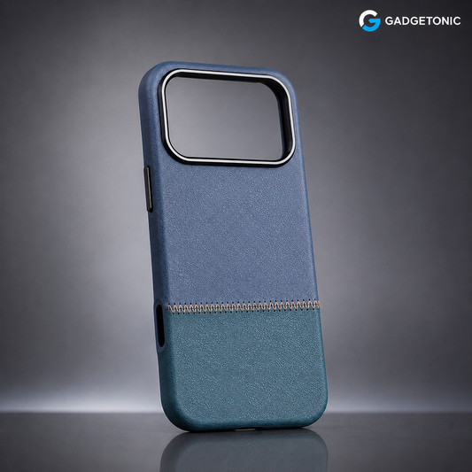 Two Tone Stitch Blue Case Iphone 17PM