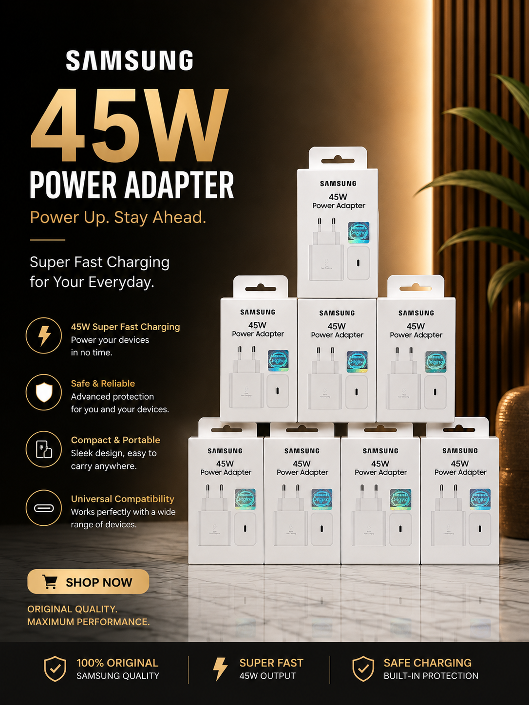 Samsung 45W C Port Super Fast Charger