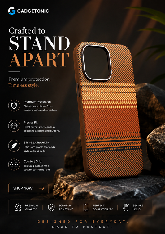 PITAKA Brown Case IPhone 14PM