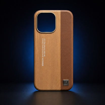 Wooden Texture Case Iphone 16PM