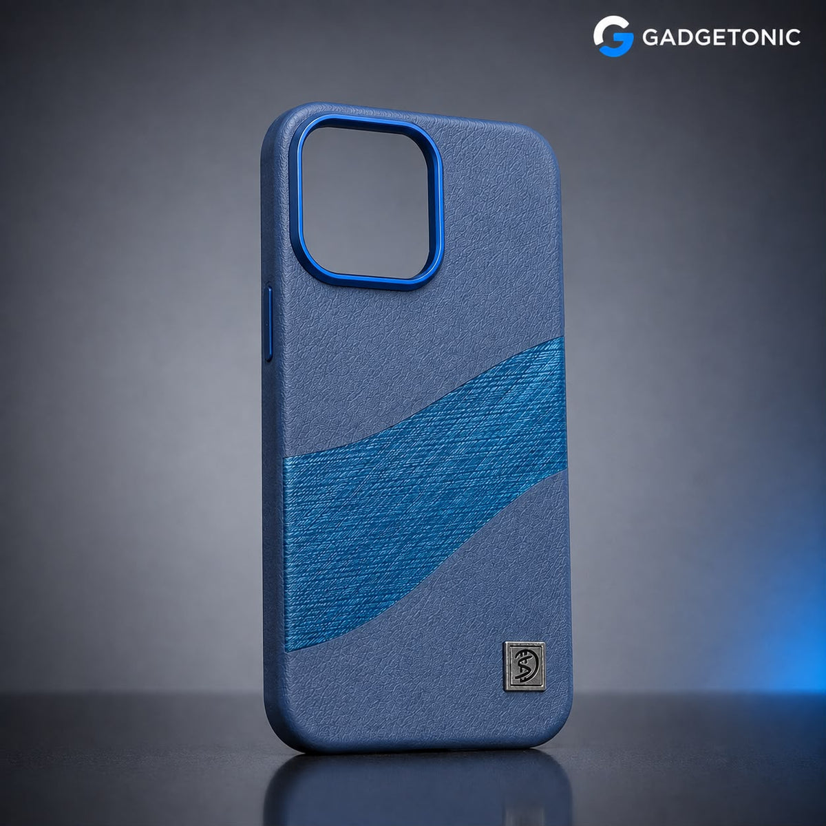 Royal Texture Blue Case Iphone 13PM