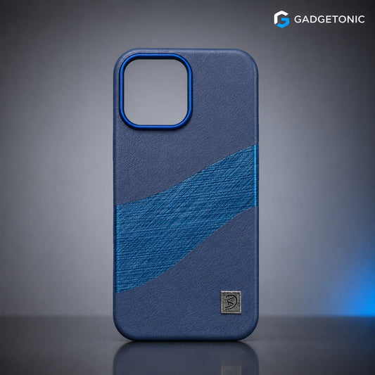 Royal Texture Blue Case Iphone 13PM