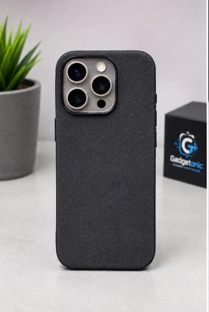 Premium Black Textured Cover