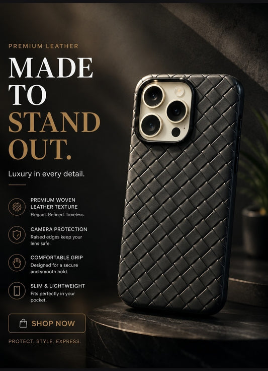 Premium Black Woven Cover