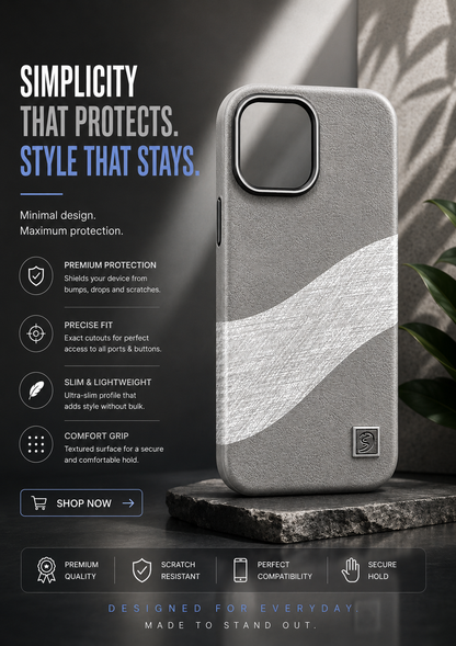 Royal Textured Grey Case IPhone 13PM