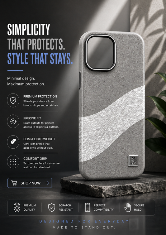 Royal Textured Grey Case IPhone 13PM